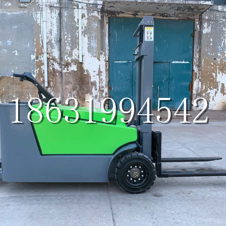 宁陵县小型电动叉车1吨2吨步行站驾式电瓶堆高充电装卸车液压升降车铲车